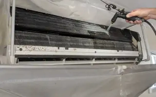 air conditioner leaking water indoors card