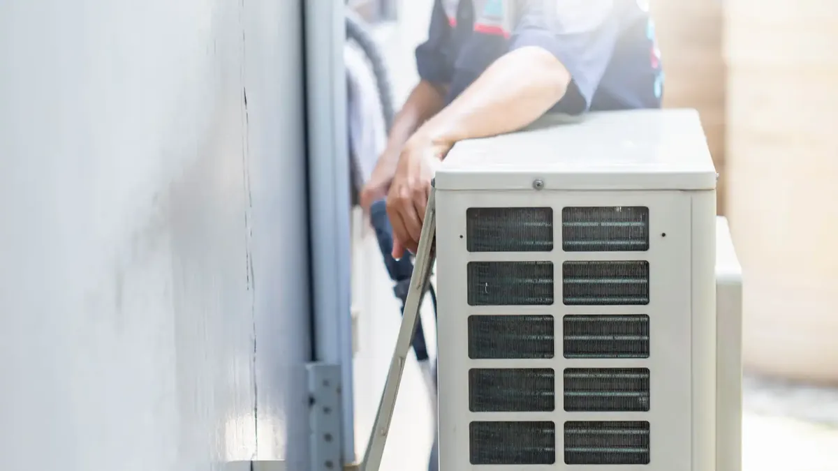 Air conditioner replacement work